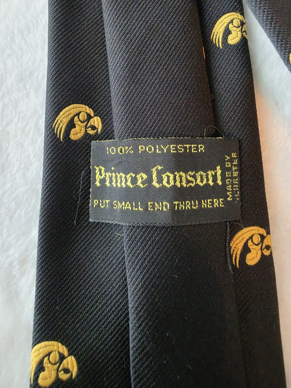 Men's Iowa Hawkeyes OSFM Dress Tie Prince Consort